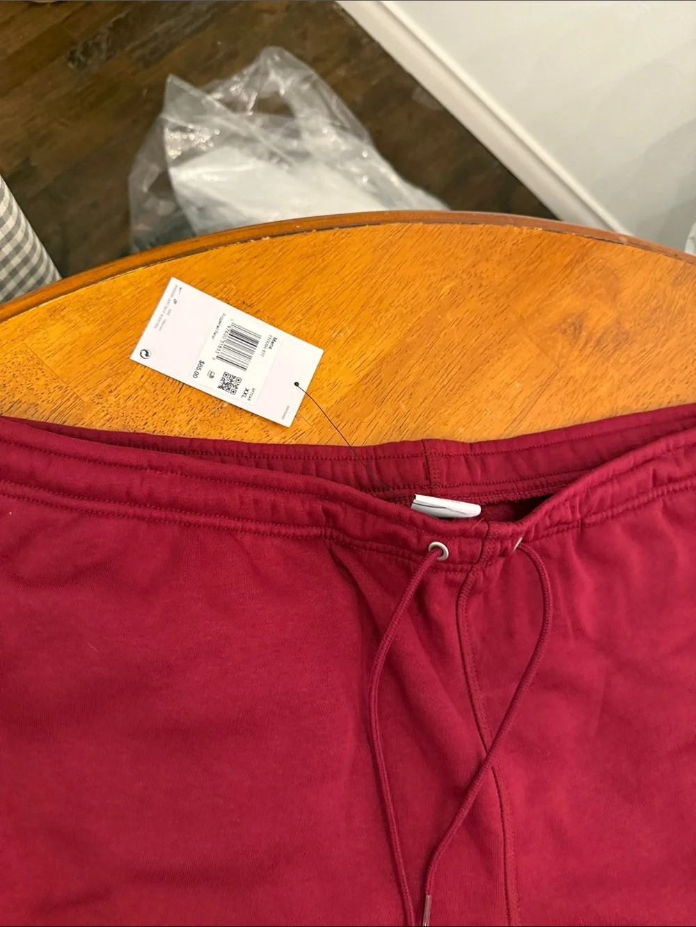 Nike Club Red Jogger Pants Futura Logo Men's Size XXL Tapered Leg FN3094-677